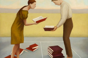 The Lesson, 2005, acrylic on canvas, 24 x 24 inches