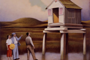 Flood Plain, 2003, acrylic on canvas, 24 x 24 inches